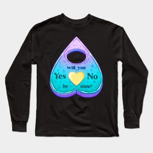 Pastel Goth Ouija Board Planchette Heart Valentine Long Sleeve T-Shirt